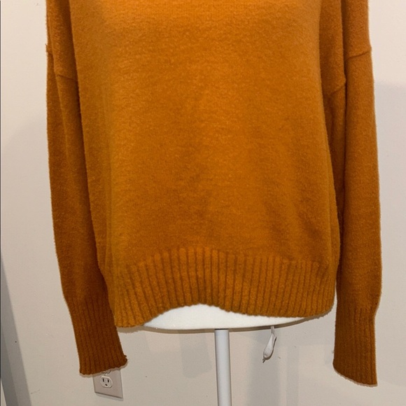 Free People Women's Vancouver Turtleneck Pumpkin Pie Sweater, Size Small - Picture 5 of 10
